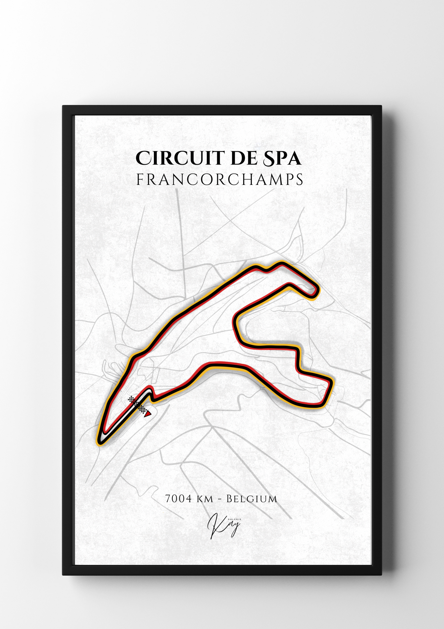 Poster - Circuit De Spa Francorchamps