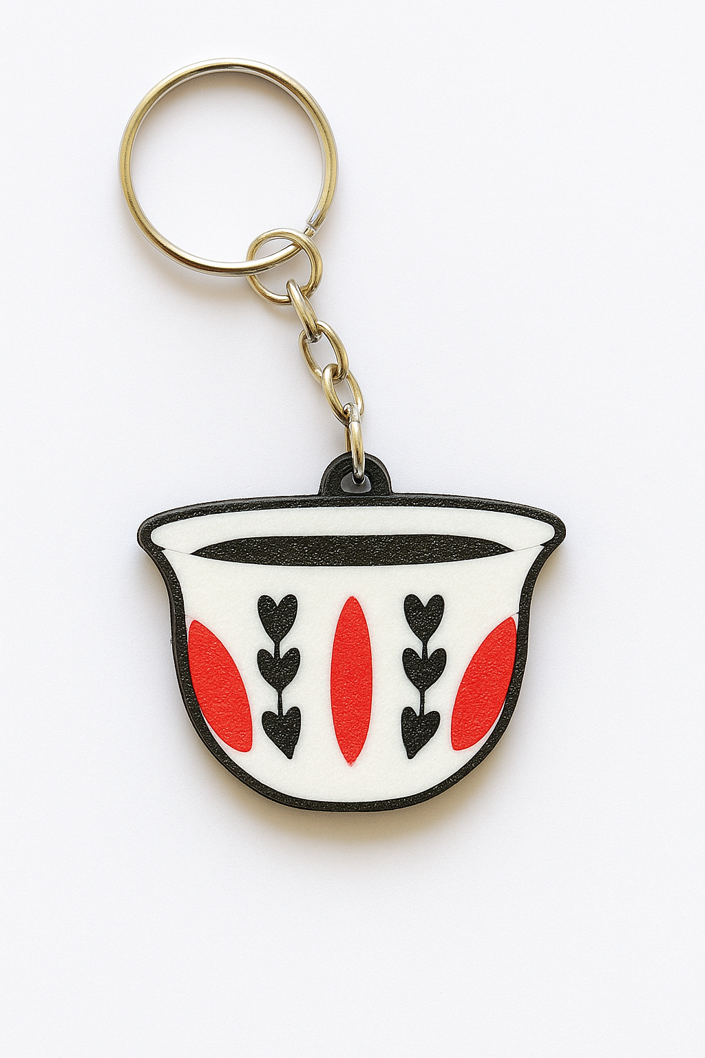 Arabic Coffee Cup Keychain