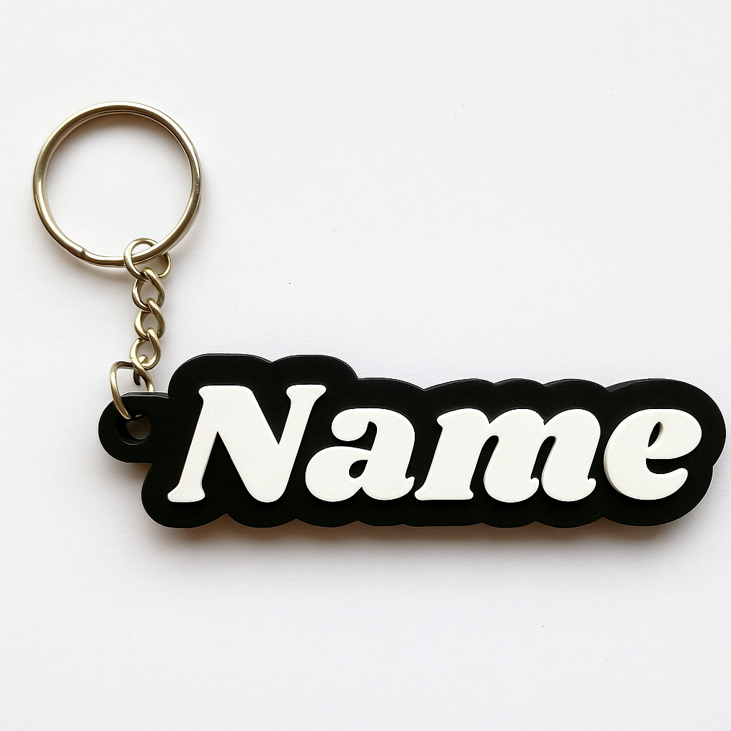 Custom Keychain with NFC Tag