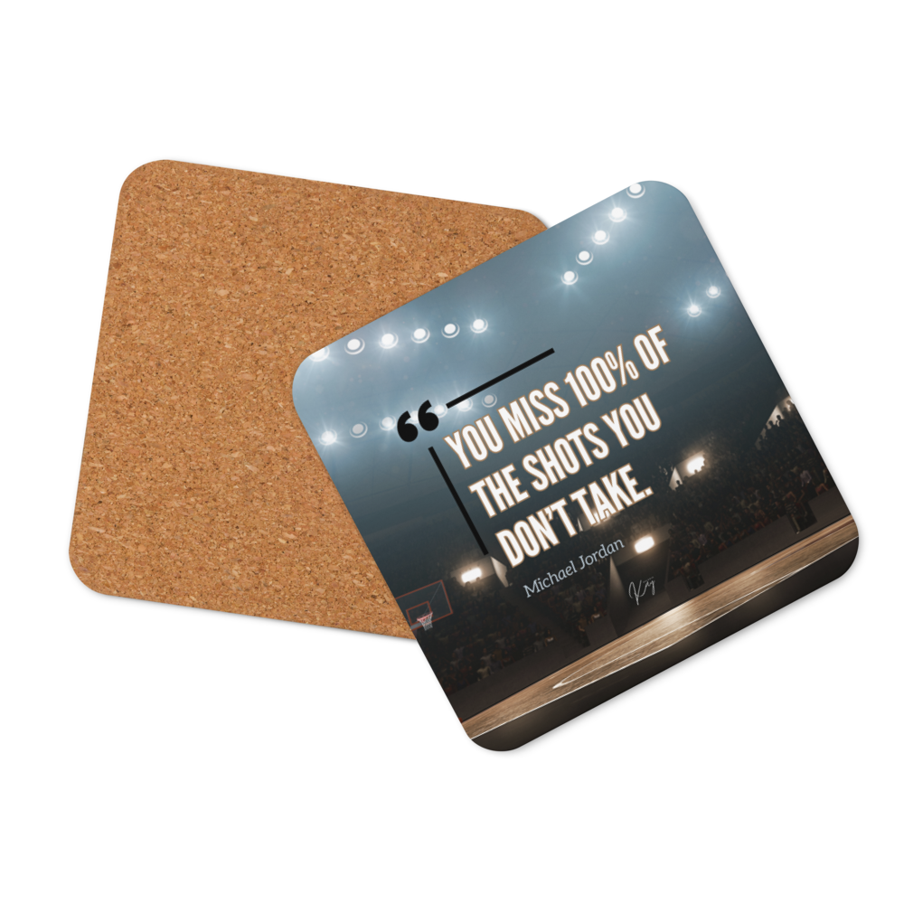 MJ - Cork-back coaster
