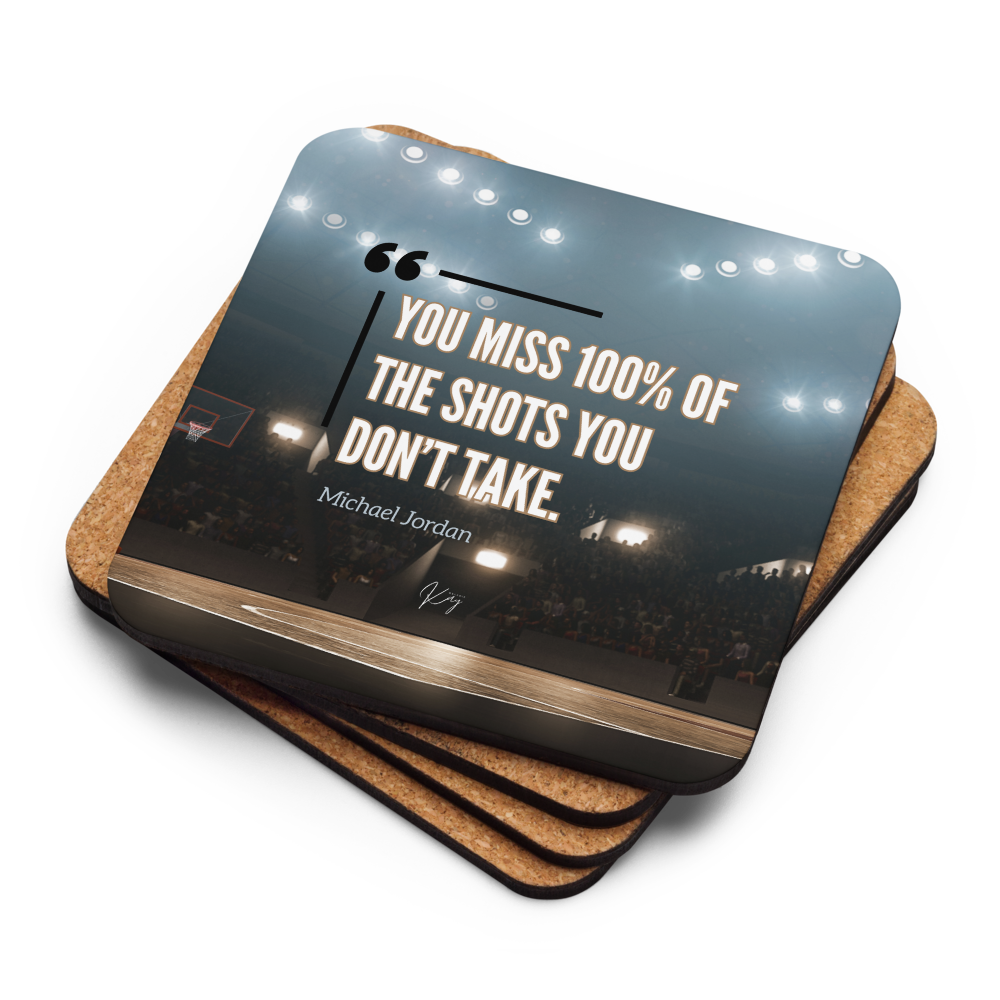 MJ - Cork-back coaster