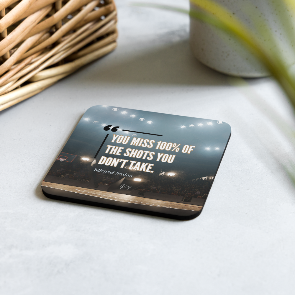 MJ - Cork-back coaster