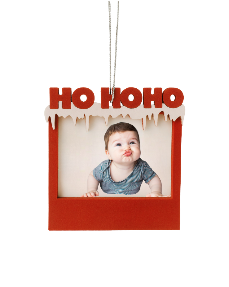 Christmas themed Photo Frame, ornament