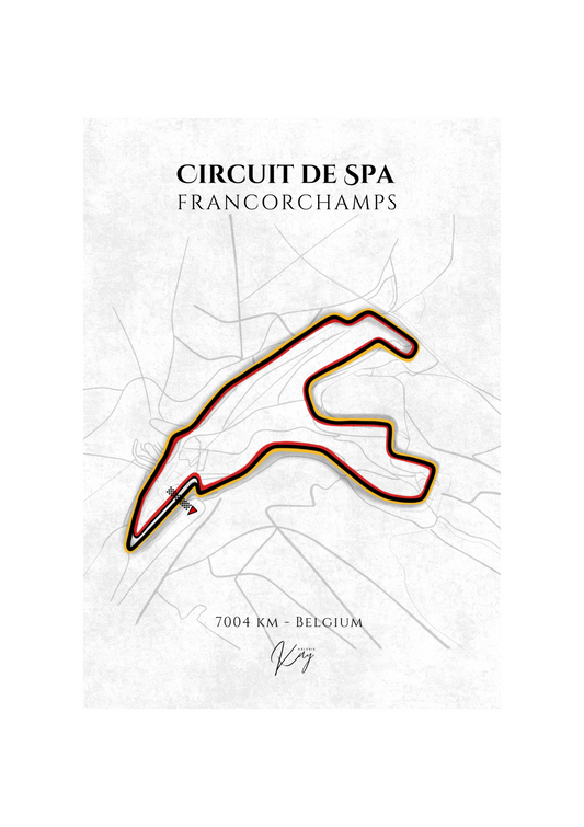 Rennstrecke Spa-Francorchamps