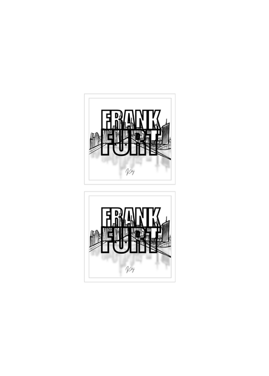 Magnet Set of 2 - Frankfurt City D3