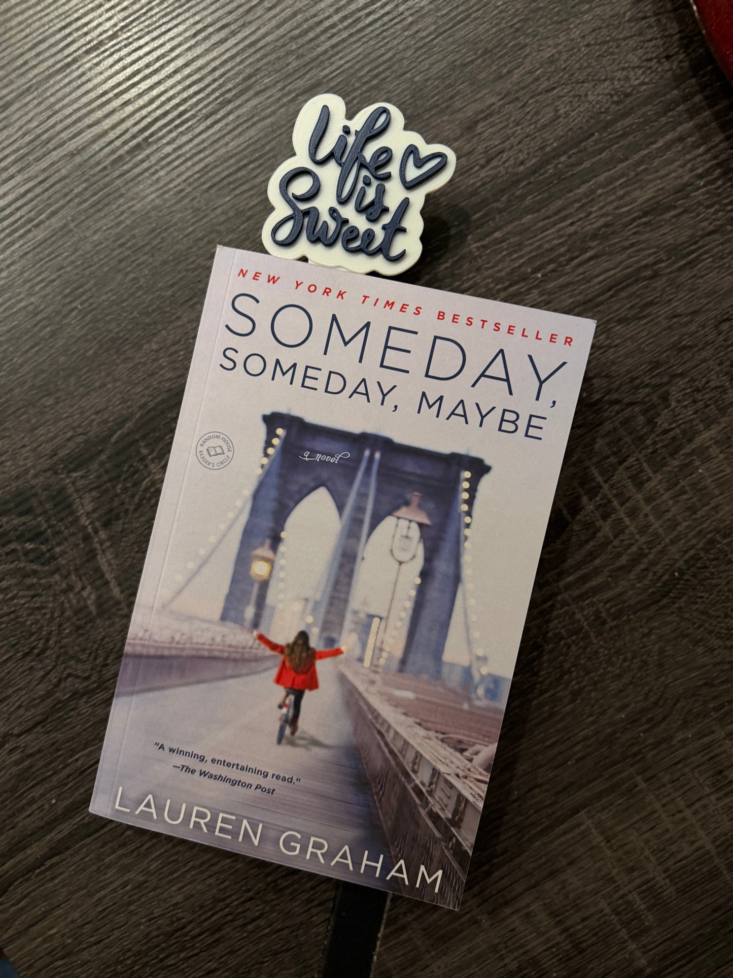 LIFE IS SWEET BOOKMARK - 3D PPRINTED