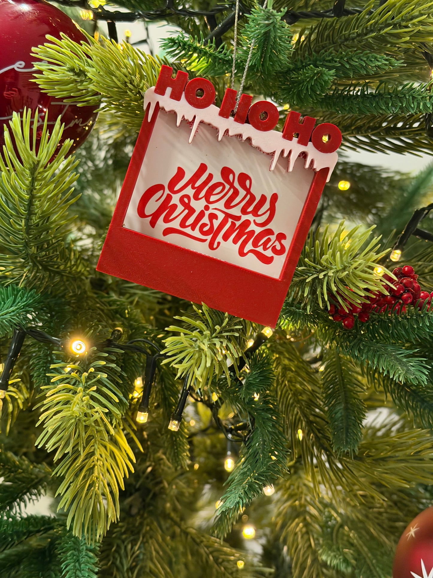 Christmas themed Photo Frame, ornament