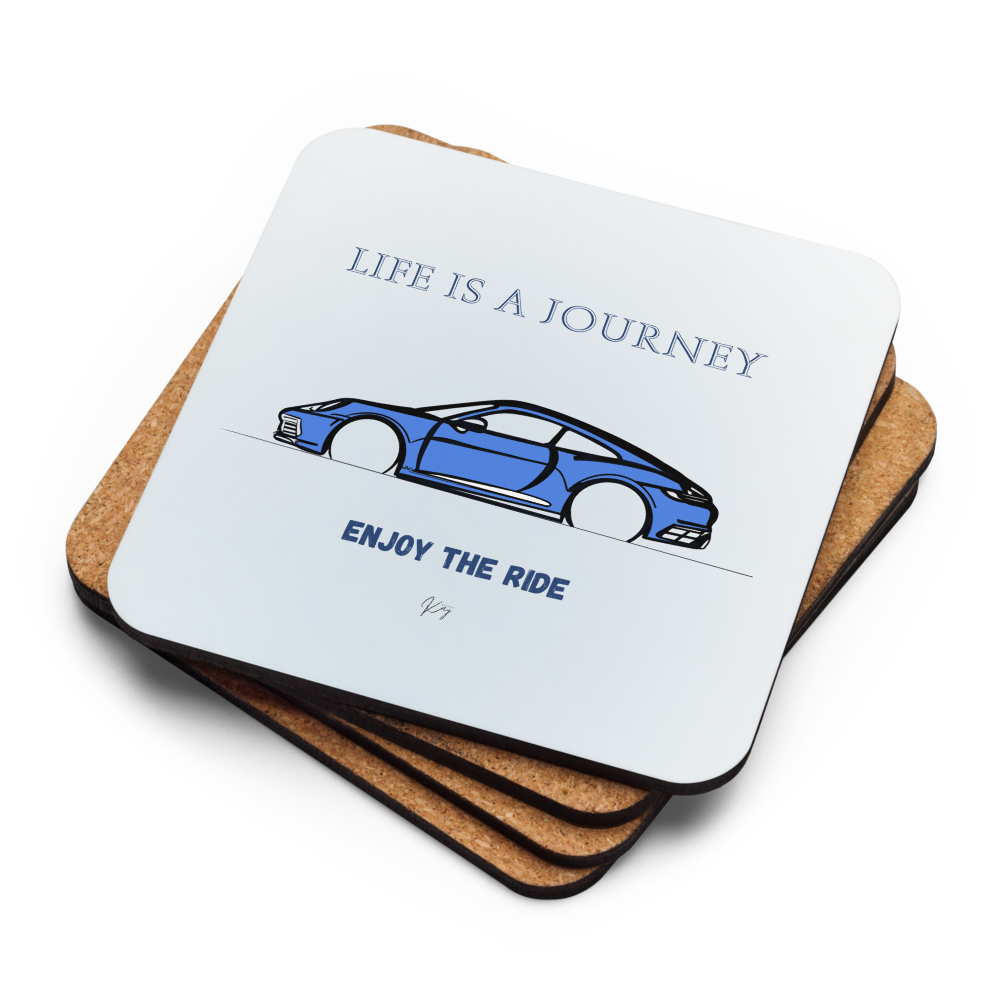 The Ride - Cork-back coaster