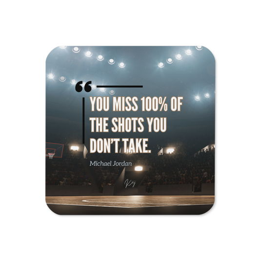 MJ - Cork-back coaster