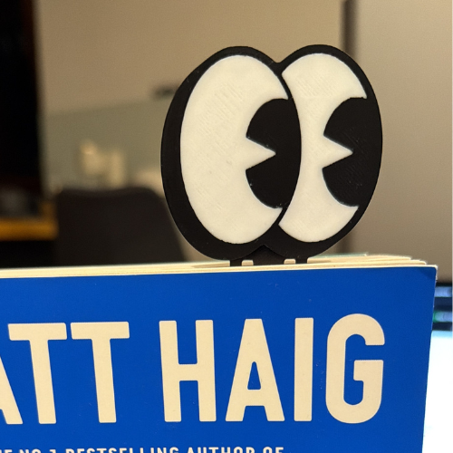 Eyes Bookmark, 3d printed