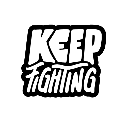 Keep Fighting Keychain