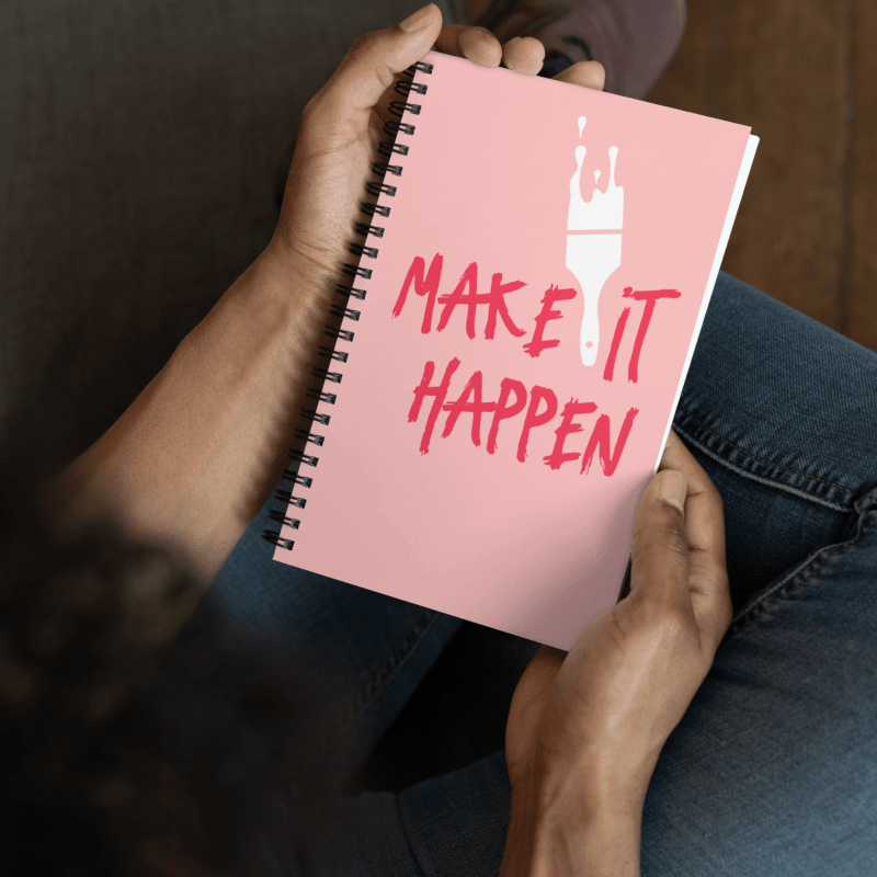 Spiral notebook - Make it Happen